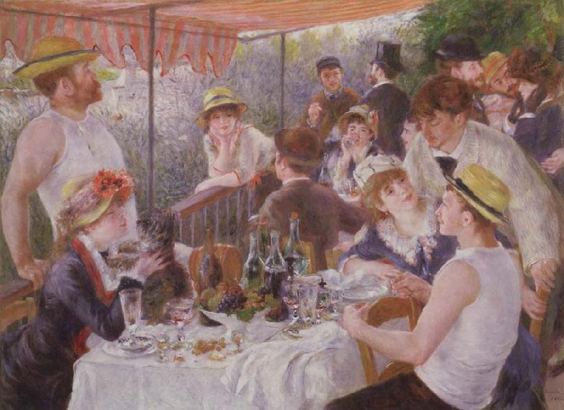 Pierre-Auguste Renoir Lucheon of the Boating Party